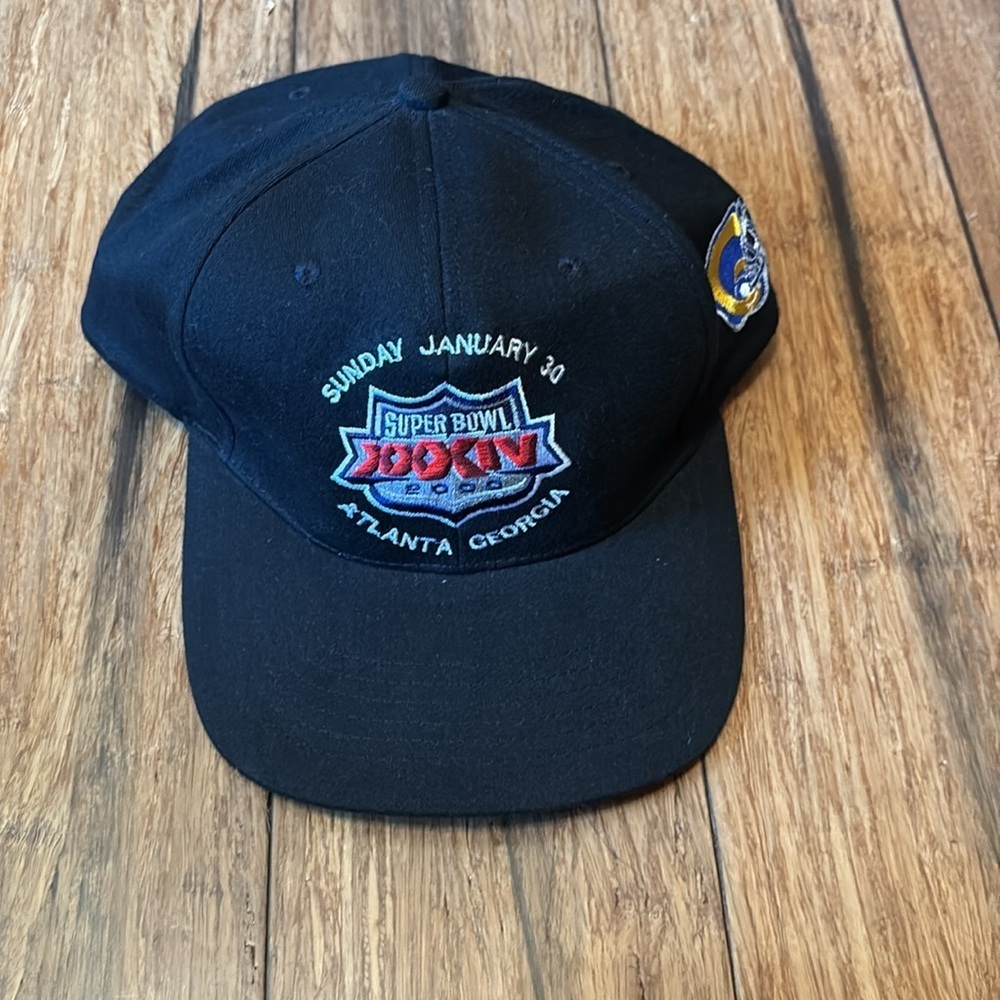 NWT Vintage Super Bowl XXXIV 2000 Atl Georgia Logo 7 NFL Snapback Hat St Louis - Picture 2 of 7